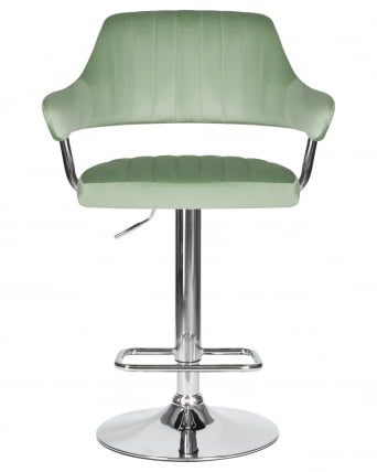 Стул барный ДОБРИН CХАРЛЙ Пудрово-мятный велюр МДЖ9-87 / DOBRIN CHARLY MJ9-87_5