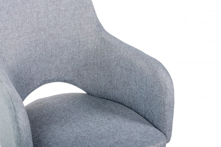 Стул с подлокотниками Ледгер Сканди Грей Черн / Ledger_4