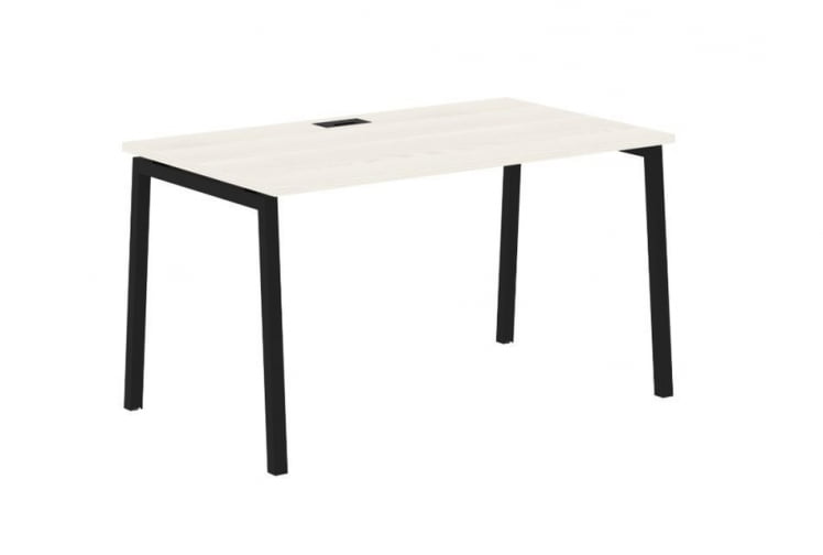 Стол письменный ЕДИС ЕЛСТ 1380 Ясень Траун Черный / EDIS ELST_0