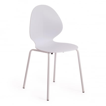 Стул ЕБАЙ (мод 03) металл/пластик, 52кс46кс83.5, белый / EBAY (mod 52x46x83.5,_0