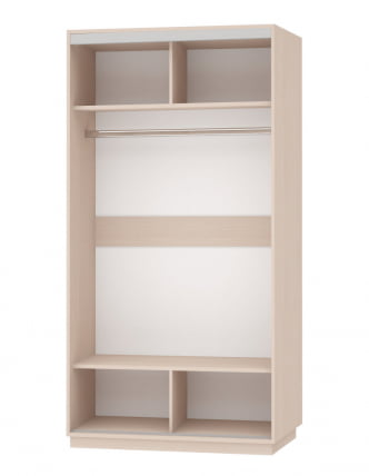 Шкаф-купе двухдверный Экспресс Хит Лондон/Дуб молочный_1