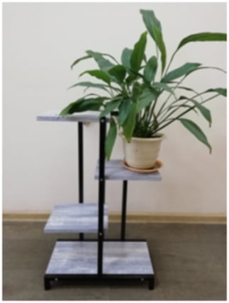 Подставка для цветов №1 71кс45 Черный / 71x45_0