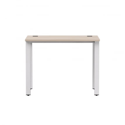 Стол прямой на металлокаркасе, опоры 90 гр Еверпроф ЕВО 254С005 Дуб Соната Белый / Everprof EVO 254S005_1