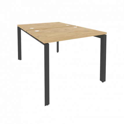 Рабочая станция на П-образном м/к ОНИКС О.МП-Д.РС-2.1.7 Тиквуд Светлый/Антрацит / ONIX O.MP-D.RS-2.1.7_0