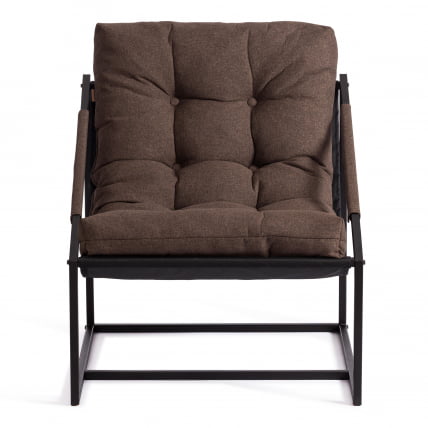 Кресло Чарли / Чарли без подлокотника рогожка, коричневый, 3М7-147, 70х70х84 см / Charli_8