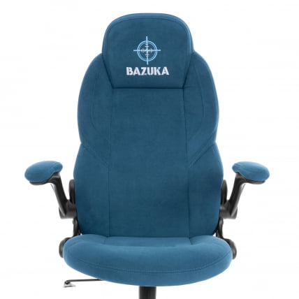 Кресло геймерское БАЗУКА металБЛ велюр, синий, 32 / BAZUKA metalBL_5
