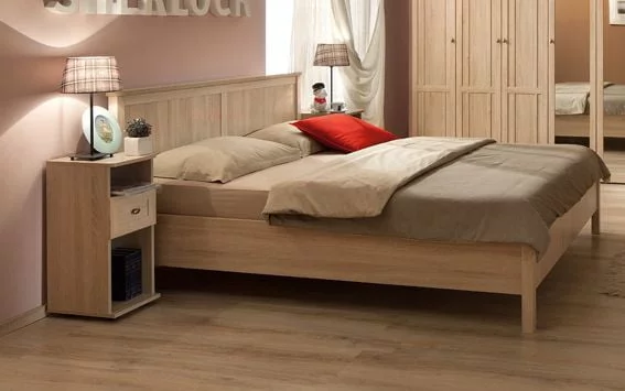 Кровать (1600) Шерлоcк 42 Дуб Сонома (спальня) / Sherlock_0