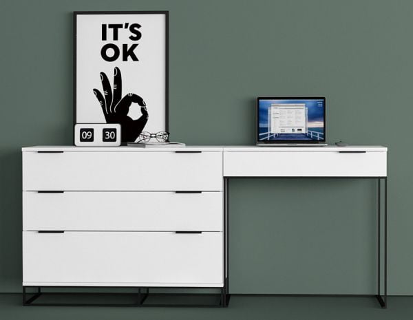 Туалетный стол Ситй 80 см. белый / City_9