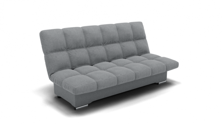 Диван Финка (ЗР) Цвет фасада: Светло серый; Тип: Прямой; Материал фасада: Металл/Велюр_0