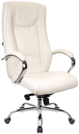 Кресло руководителя Кинг М экокожа Кремовый / King M_3