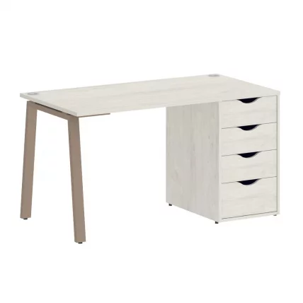 Стол письменный ХОМЕ ОФФИCЕ ВР.СП-3-138.4.А Дуб Наварра/Мокко металл / HOME OFFICE VR.SP-3-138.4.A_0