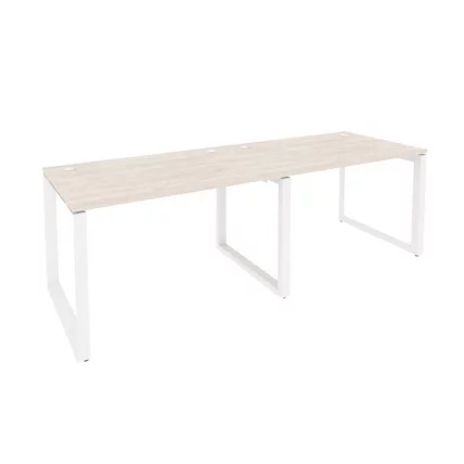 Рабочая станция на О-образном м/к ОНИКС О.МО-РС-2.2.8 Денвер Светлый/Белый / ONIX O.MO-RS-2.2.8_0