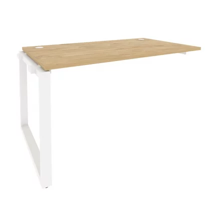 Наборный элемент рабочей станции на О-образном м/к ОНИКС О.МО-1.НРС-3.8 Тиквуд Светлый/Белый / ONIX O.MO-1.NRS-3.8_0