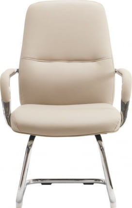 Кресло для посетителей Еверпроф Веста CФ Экокожа Бежевый / Everprof Vesta CF_1