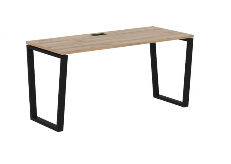 Стол письменный ЕДИС ЕВСТ 1567 Дуб Денвер светлый Черный / EDIS EVST_0