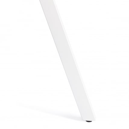 Стол ВИГО ЛДСП/ХПЛ/металл, 120 кс 80 кс 30 х 30 х 75 см, Мрамор светлый/белый / VIGO ЛДСП/HPL/металл, x x_10