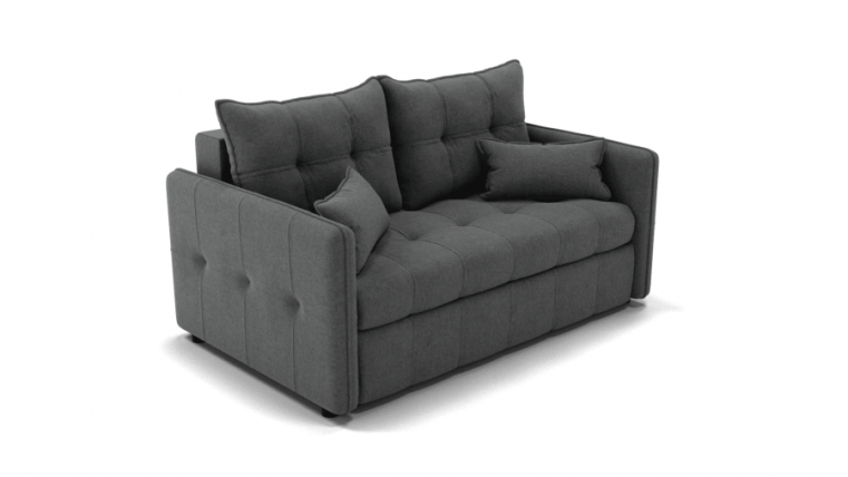 Диван Палермо (ЗР) Цвет фасада: Светло серый; Тип: Прямой; Материал фасада: Металл/Велюр_0