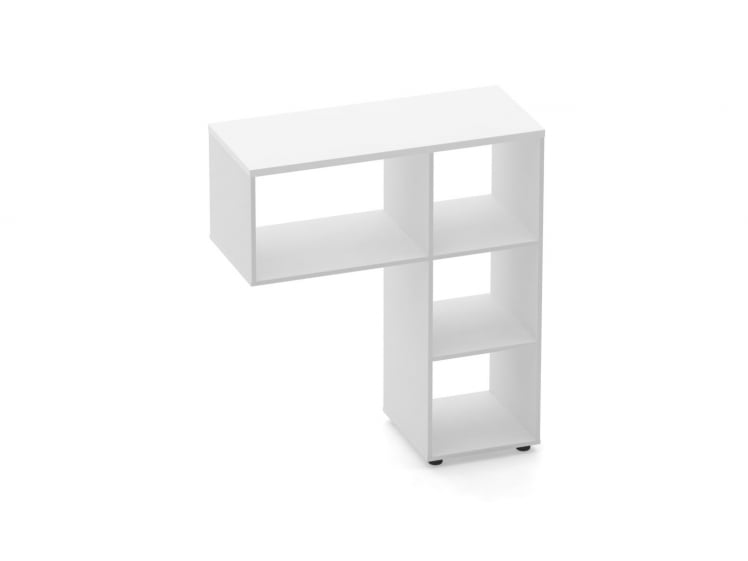 Стеллаж к столу Дека 9.06.10 Белый / Deka_0