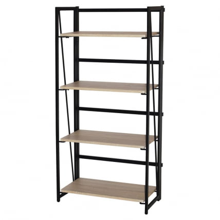 Стеллаж на металлокаркасе БРАБИКС ЛОФТ СХ-001 Дуб натуральный / BRABIX LOFT SH-001_1