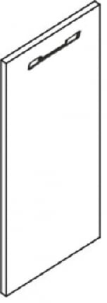 Дверь ЛДСП для стационарной тумбы ЙАЛТА ЛТ-Д5 Л Акация Лорка / YALTA LT-D5_1