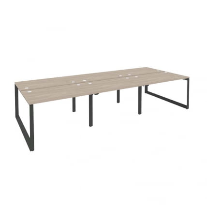 Рабочая станция на О-образном м/к ОНИКС О.МО-Д.РС-6.2.7 Дуб Аттик/Антрацит / ONIX O.MO-D.RS-6.2.7_0