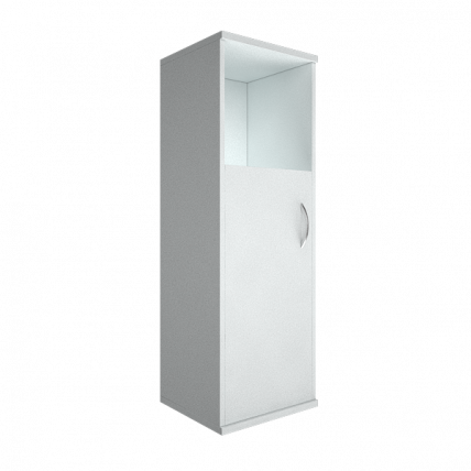 Шкаф средний узкий левый Рива А.СУ-2.1 Л Белый / Riva_0