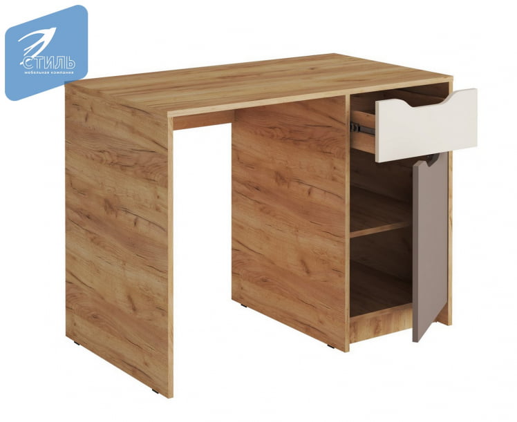 Стол письменный РИCХ СП-001 Мята/Сумеречный голубой/дуб крафт золотой / RICH_2