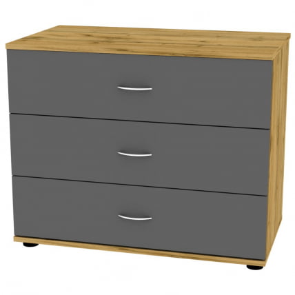 Комод Алиса(К4)657х801х459ручкаскоба96мм(ДВ-Графит) / Алиса(K4)657х801х459ручкаскоба96мм(ДВ-Графит)_0