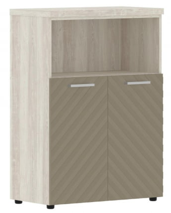 Шкаф с глухими малыми дверьми и топом Торр ЛУКС ТЛМC 85.3 Сосна Эдмонд Капучино / Torr LUX TLMC_0