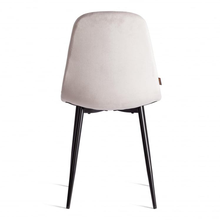 Стул БРЕЕЗЕ (мод. ДЖСC-58) Велюр/металл , 44 х 53 х 86 см, Лигхт грей (светло-серый) ХЛР14 / черный / BREEZE (mod. JSC-58) Light grey HLR14_3