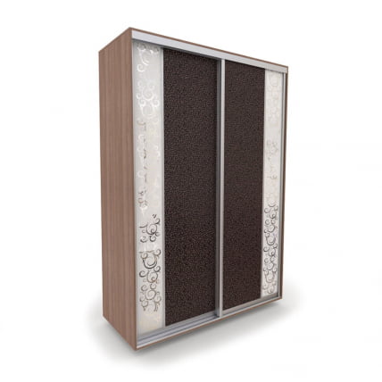 Шкаф-купе 2-х дверный Акцент-Вера КС 1600х600 Ясень шимо тёмный_0