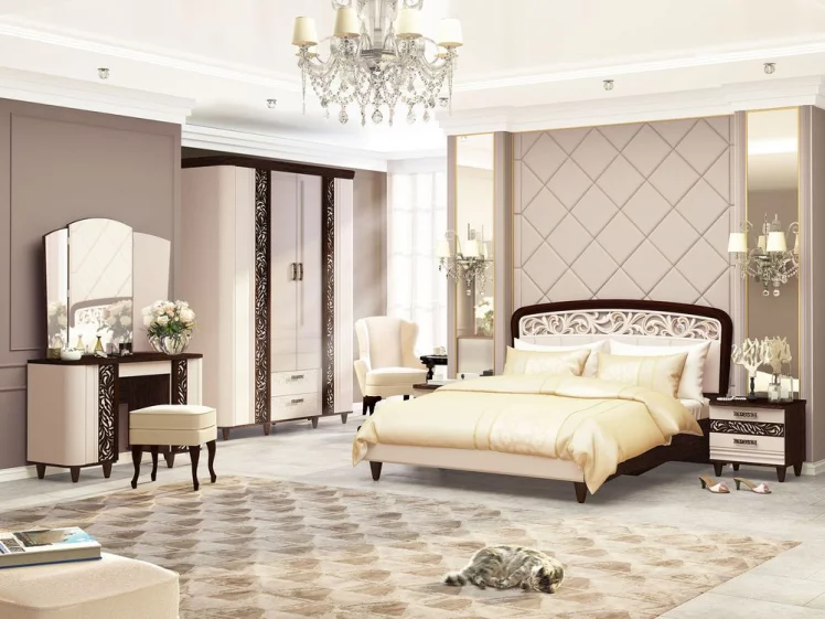 Стол компьютерный с надстройкой Катрин 92.26+92.27 Дуб венге Белый песок Браун вуд_6