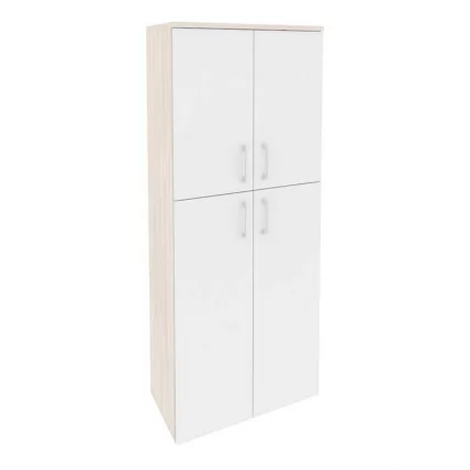 Шкаф высокий широкий ОНИКС О.СТ-1.8 Денвер Светлый/Белый / ONIX O.ST-1.8_0