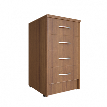 Тумба приставная (с замком) Рива А.ТП-4Ф-С Орех Гварнери / Riva А.ТП-4F-S_0