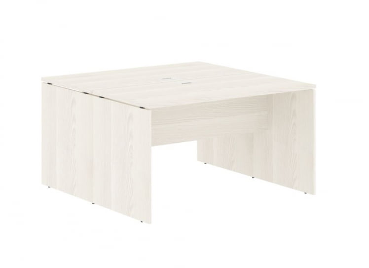 Рабочая станция ЕДИС ЕД2СТ 1367 Ясень Траун Белый / EDIS ED2ST_0