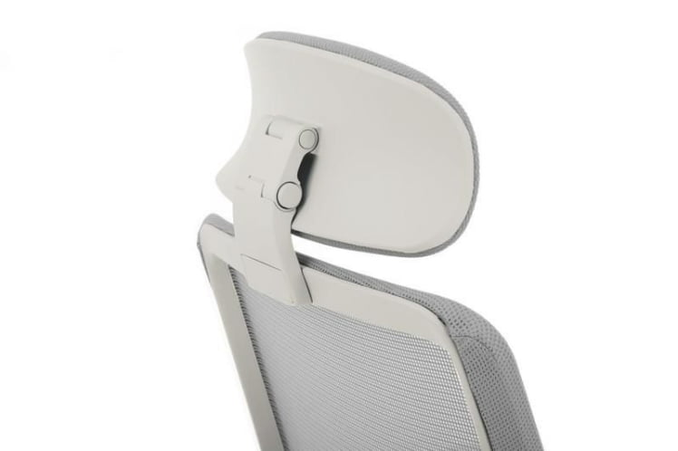 Кресло Ворк W-218C ВХИТЕ Светло-серый / Work WHITE_5