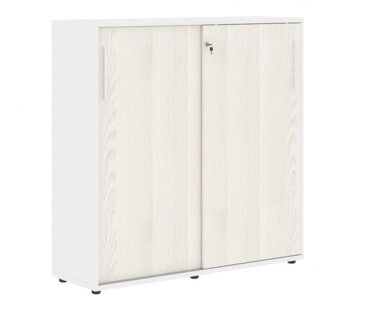 Шкаф с дверьми-купе ЕДИС ЕМC 1343 Ясень Траун Белый Белый / EDIS EMC_0