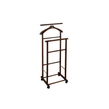 Вешалка костюмная на колесах В 22Н Средне-коричневый_0