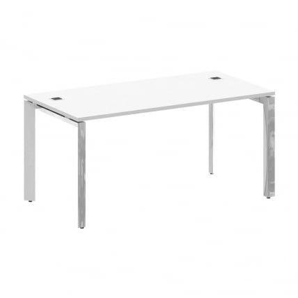 Стол рабочий руководителя на П-образном м/к ОНИКС ДИРЕCТ ЛУКС М-О.МП-СРР-4.8 Белый бриллиант / ONIX DIRECT LUX M-O.MP-SRR-4.8_0