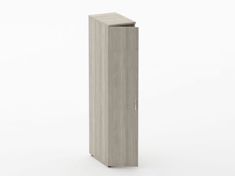 Шкаф для одежды узкий Глассй 6.19.30Л Дуб сантана светлый / Glassy_1