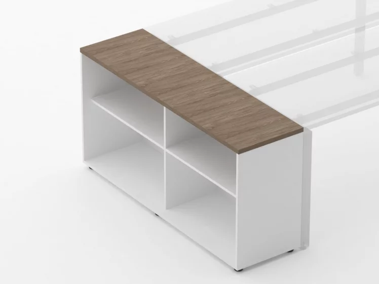 Тумба открытая Дека 9.01.145 Дуб Верцаска/Белый / Deka_1