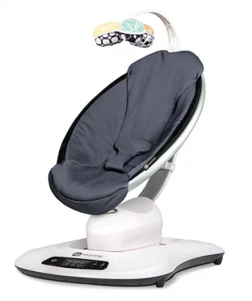 Электронное кресло-качалка 4Момс Мамароо 4.0 Графитовый меш / 4Moms Mamaroo_0
