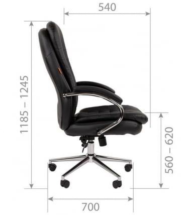 Кресло руководителя CХАИРМАН 795 ЭКО Коричневый / CHAIRMAN_4