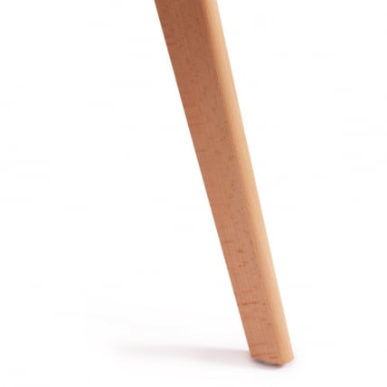 Стул ТУЛИП СОФТ (мод. 74) / 1 шт. в упаковке вельвет/дерево , 54 х 47 х 83 см , желтый (ХЛР 41)/натуральный / TULIP SOFT (mod. (HLR_6