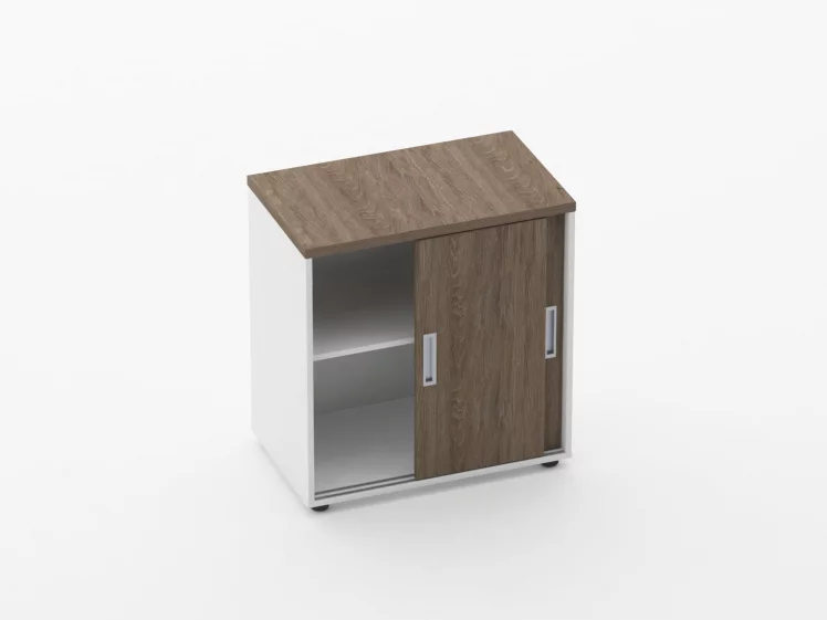 Тумба-купе Дека 9.02.07 Дуб Верцаска/Белый / Deka_1