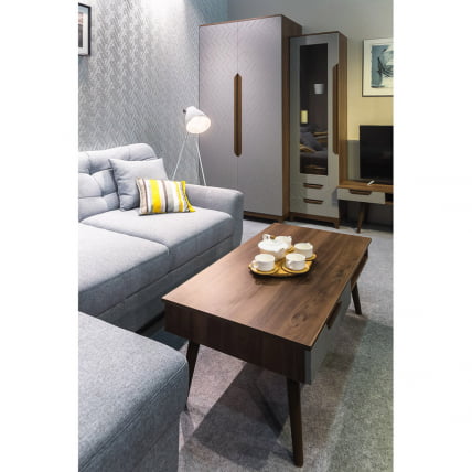 Шкаф двухстворчатый Сканди (ДС) Грей_4