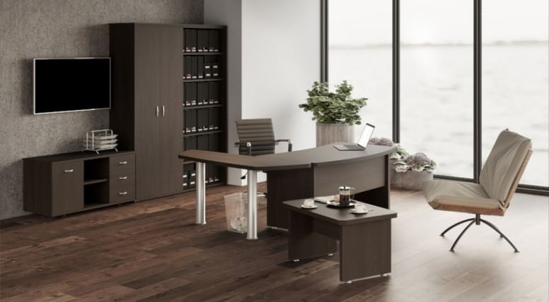 Шкаф закрытый с замком Танго Ш32з Венге_3