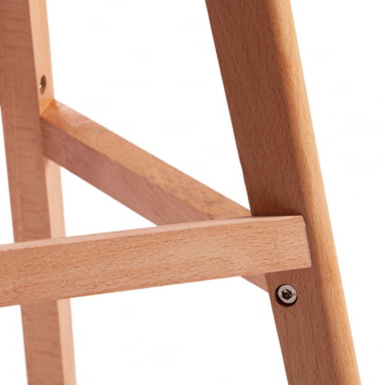 Стул барный ТУЛИП БАР (мод. C1014Х-1) / 1 шт. в упаковке пластик/дерево, 42 х 47,5 х 104 см, Блаcк (Черный) 3010/ натуральный / TULIP BAR (mod. C1014H-1) Black_8