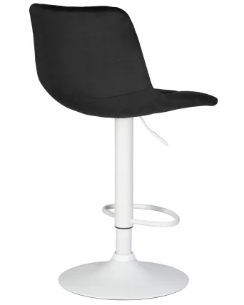 Стул барный ДОБРИН ТАИЛОР ВХИТЕ Черный велюр МДЖ9-101 / DOBRIN TAILOR WHITE MJ9-101_3