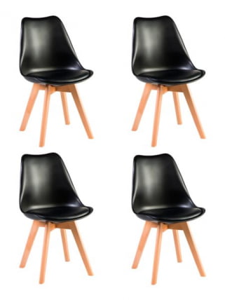 Стул обеденный ДОБРИН ДЖЕРРЙ СОФТ (ножки светлый бук, цвет сиденья черный (Б-03)) 4 шт / DOBRIN JERRY SOFT (B-03))_0